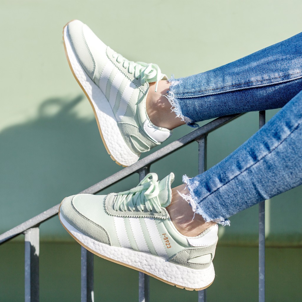 Adidas Originals I-5923 蒂芬妮綠青蘋果綠復古麂皮膠底CQ2530 | 蝦皮購物