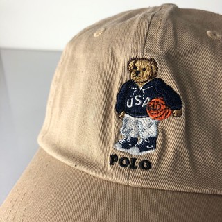 KK 熱賣小熊 Polo Ralph Lauren 刺繡老帽 籃球小熊款 棒球老帽 台灣沒有發售棒球帽 鴨舌帽