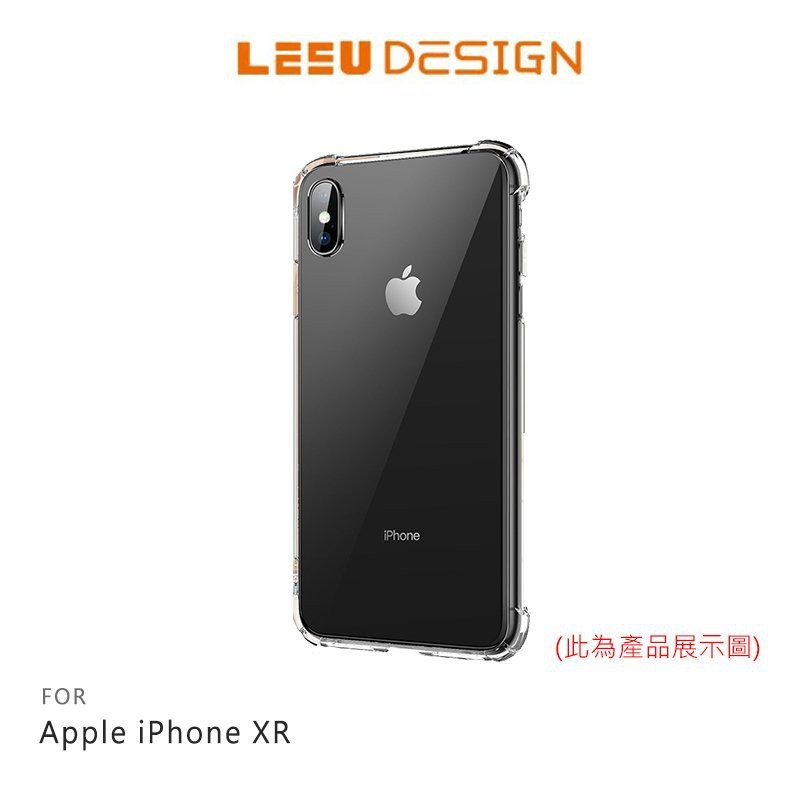 LEEU DESIGN Apple iPhone XR 傲熊冰封 氣囊鋼化玻璃殼