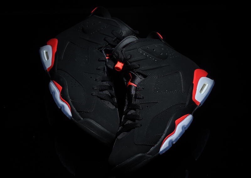 black infrared air jordan 6