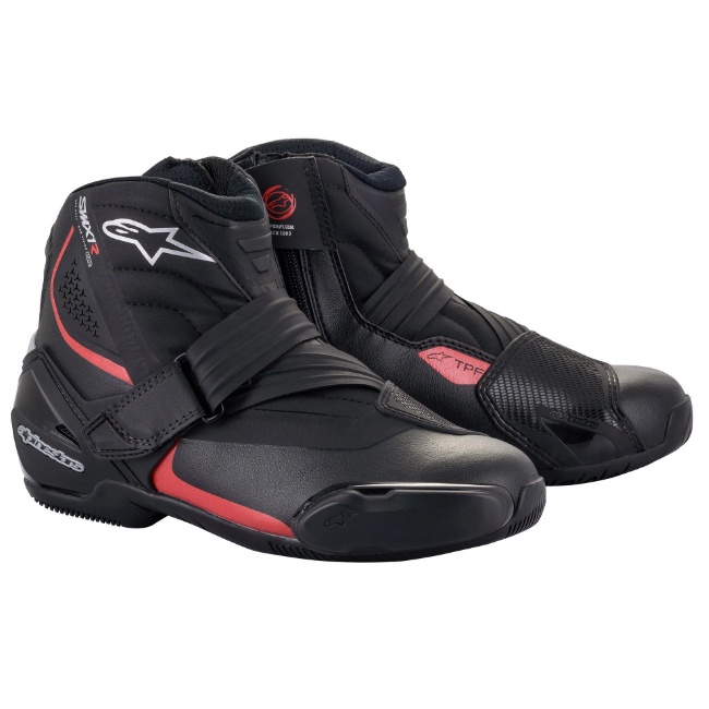 威盛重車人身部品 Alpinestars SMX-1R V2 Vented Boots 短靴 休閒 防摔 車靴 黑紅