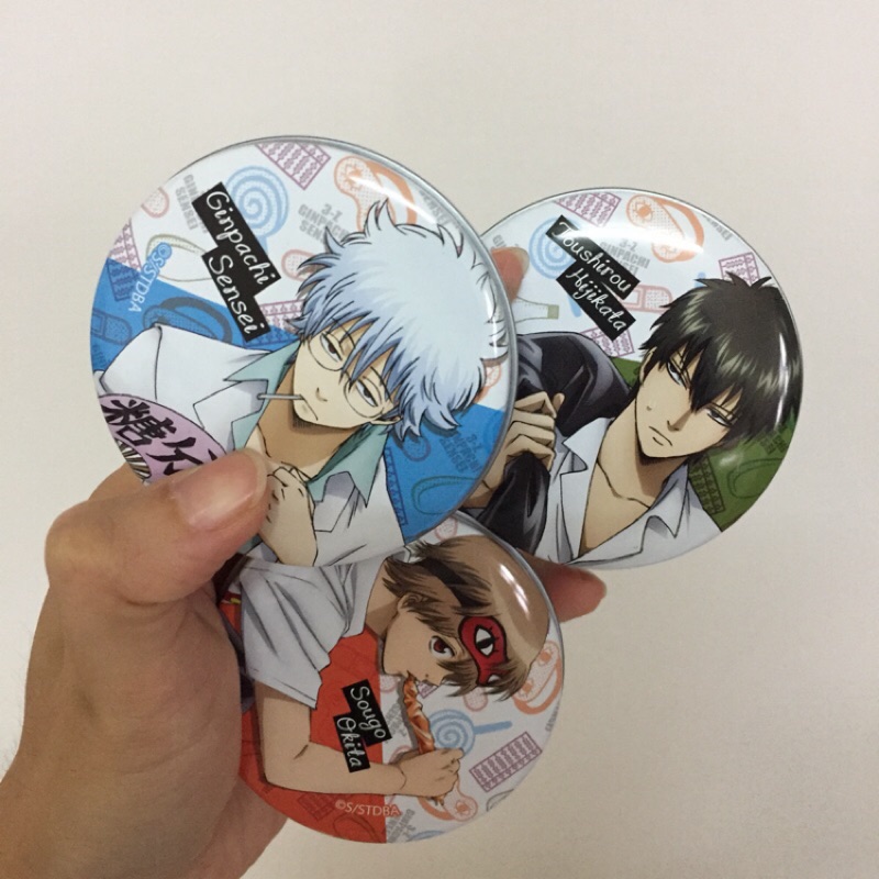 Jump Shop 銀魂圓鐵盒罐 蝦皮購物