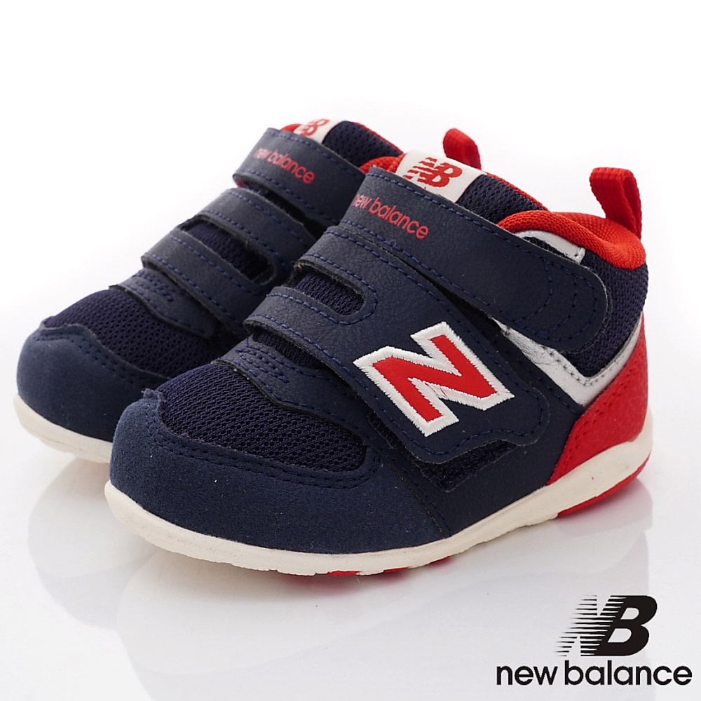 new balance&gt;&lt;紐巴倫 經典574高筒護踝寶寶學步鞋系列574HTI藍紅(寶寶段)12cm