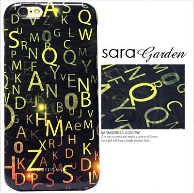 客製化 手機殼 iPhone 7【多款手機型號提供】科技 漸層 光暈 英文 保護殼 G023 Sara Garden