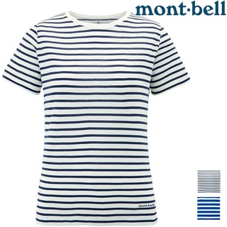 Mont-Bell Wickron 女款 排汗衣/圓領短袖 1114543 Striped