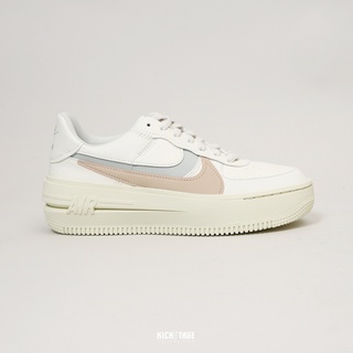 NIKE AIR FORCE 1 PLT.AF.ORM 白粉藍勾 奶油底 厚底 增高 女鞋【DJ9946-104】