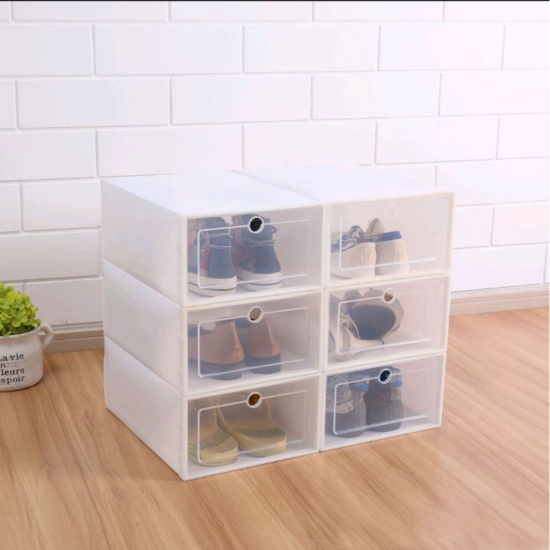 現貨 DIY組裝鞋盒 高品質鞋盒 翻蓋式鞋盒 收納鞋櫃 鞋架 置物盒 收納盒 透明鞋盒 鞋盒 塑膠鞋盒 抽屜收納櫃 鞋架
