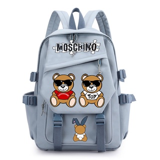 可愛的背包 Moschino 背包書包女士大容量背包男士筆記本電腦學生背包