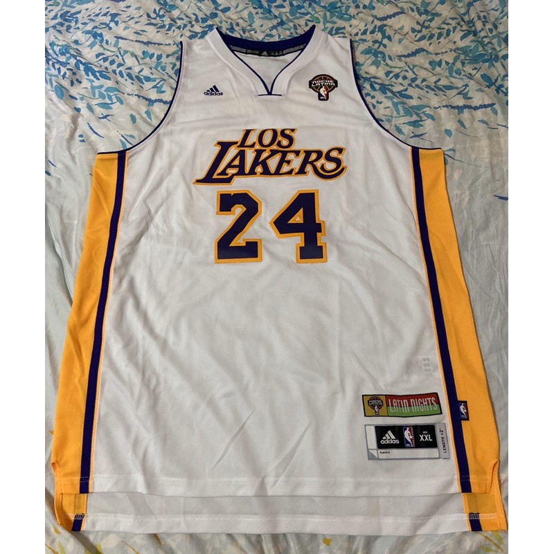 NBA Adidas Swingman Kobe Bryant 2012年湖人隊拉丁之夜球衣
