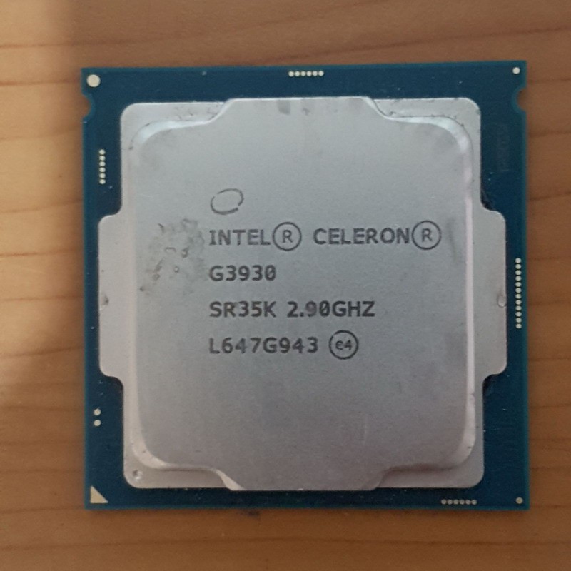 Intel 第七代 Celeron G3930 1151腳位 處理器 ( NG 故障品 )、提供報帳或研究用