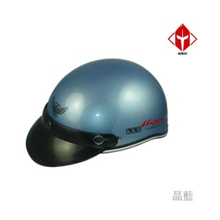 華泰 安全帽 K839M/K-839M 素色 晶藍色 半罩 哈利帽 單帽子 不含鏡片《淘帽屋》