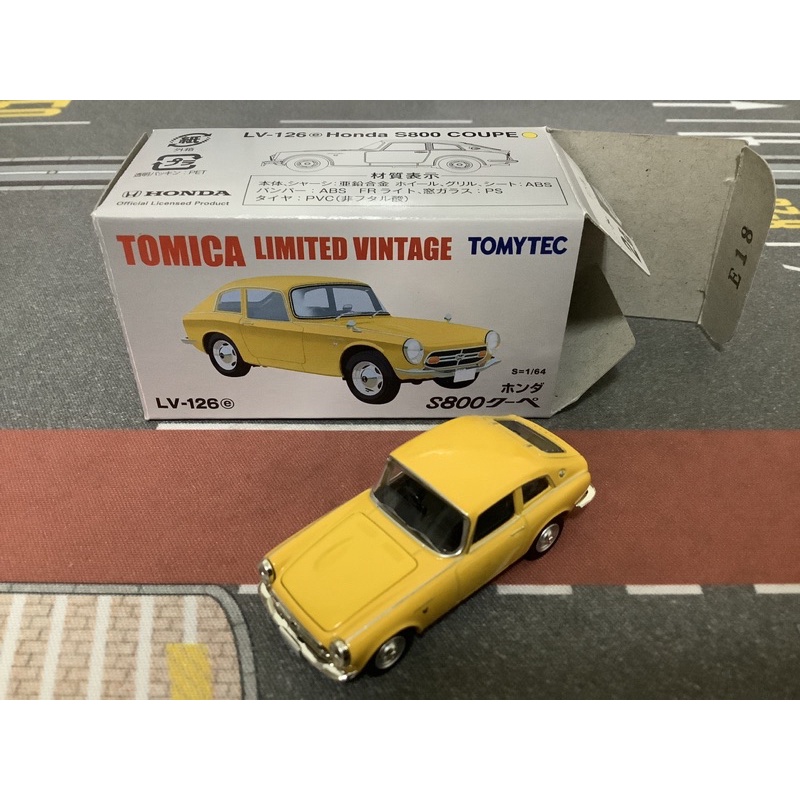 Tomica TLV-126e LV-126e Honda s800