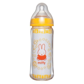 ✨️雙子星✨️☆chuchu 啾啾☆MIFFY寬口玻璃奶瓶-240ml☆