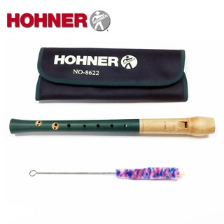 【Hohner 德國品牌】 8622 梨木 高音木笛直笛 英式 藍綠色