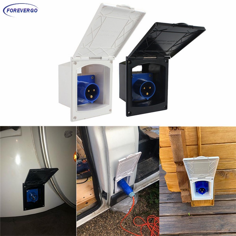 Re Rv 16a 32a 外部電源盒沖洗連接防水插頭插座2v 240v 蝦皮購物