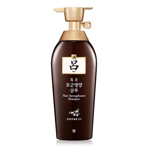 韓國 RYO 呂 洗髮精 500ml 強化髮根 髮根豐盈 醋豆精華 黑云強韌髮根豐盈洗髮精 棕瓶