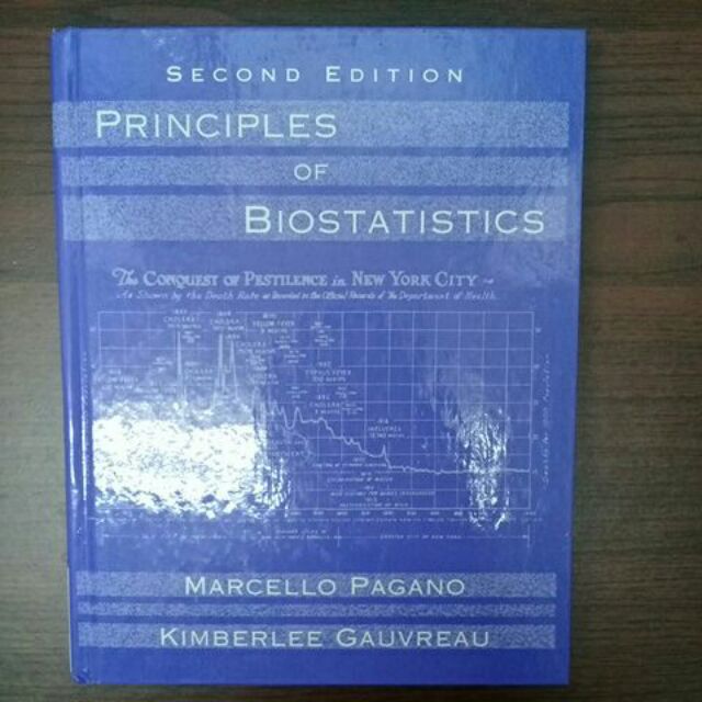 《二手書》PRINCIPLES OF BIOSTATISTICS 生物統計學原文書（附1片光碟）大學 研究所用書