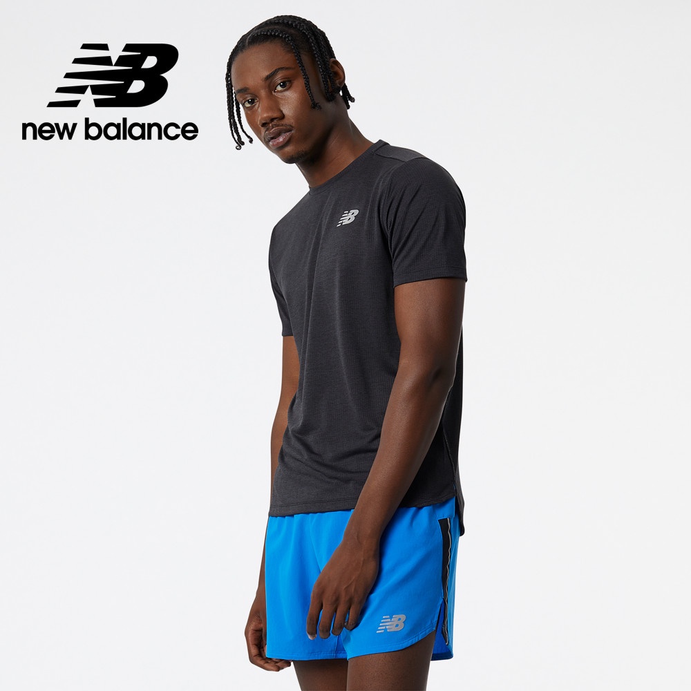 【New Balance】 NB 短袖上衣_男性_黑色_AMT21262BK