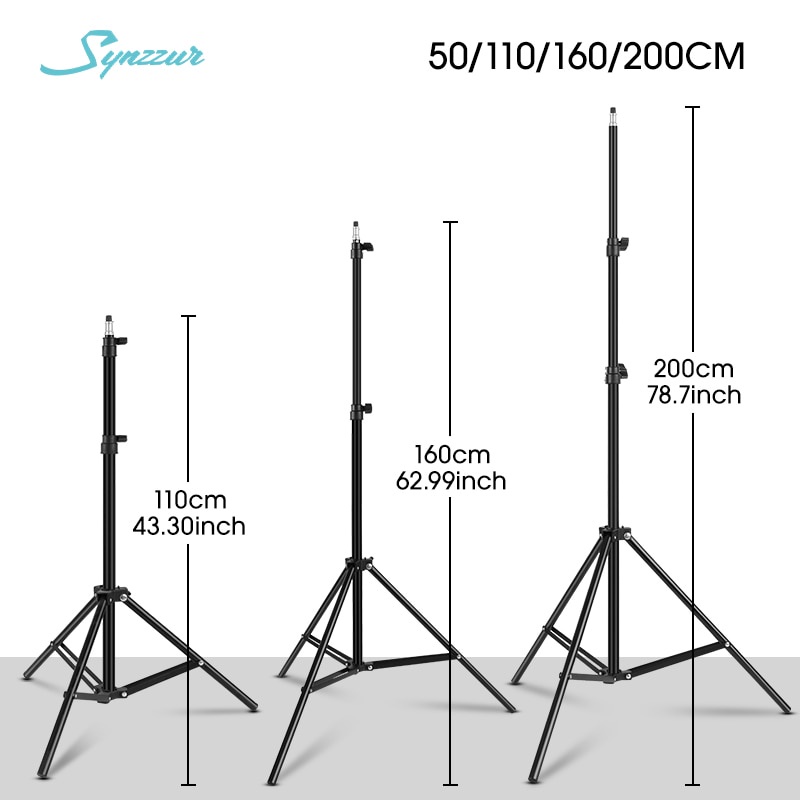 50cm 110cm 160cm 200cm 鋁合金 燈架三腳架 攝影棚柔光箱 環形燈攝影架 三腳架