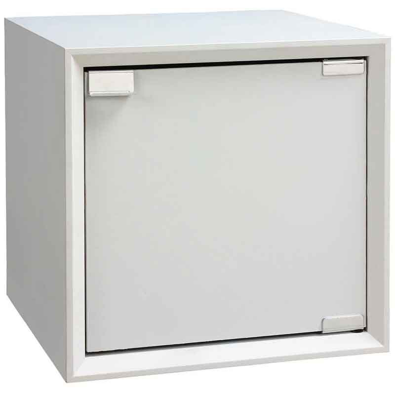 【藝匠】魔術方塊白色小木門櫃收納櫃 家具 組合櫃 廚具 收藏 置物櫃 櫃子 小櫃子