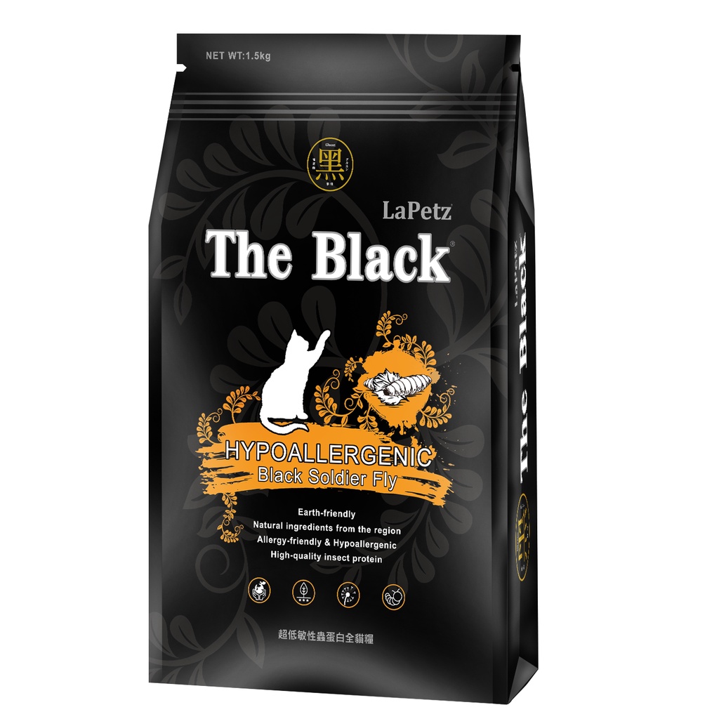 【阿寶】樂倍 黑酵母 貓飼料 單一肉源 無穀 高含肉量 低敏 400公克 天然糧 THE BLACK 高適口性