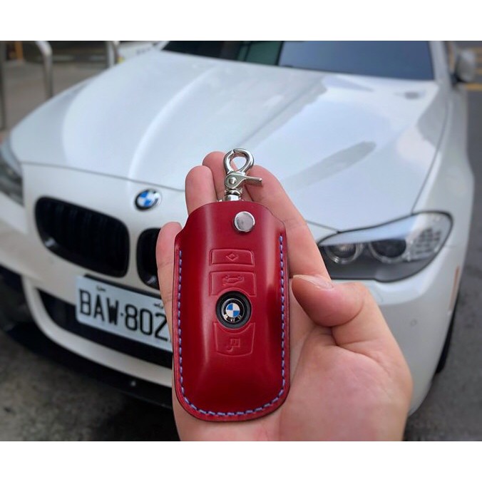 【波賽頓精品手工皮件】BMW 320I 520I 汎德 寶馬 汽車鑰匙包 鑰匙皮套 鑰匙包 手工 真皮 生日禮物