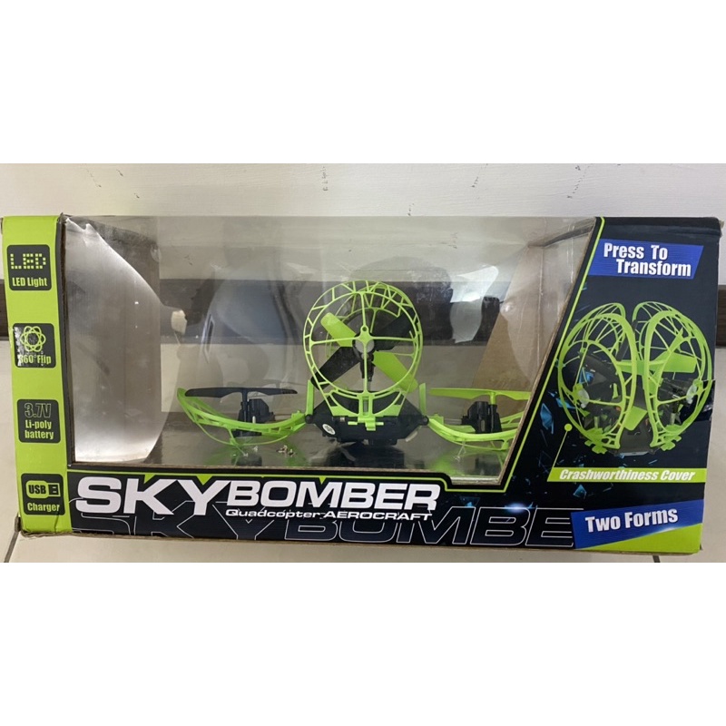 新品-Sky bomber可變形遙控飛機四軸飛行器戶外無人機航拍直升機帶框耐摔