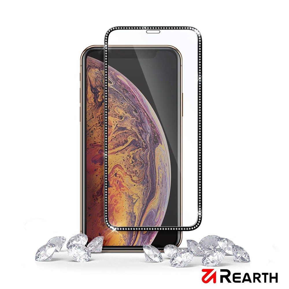Rearth Ringke Apple iPhone 11 Pro/Xs/X 滿版晶鑽螢幕保護貼