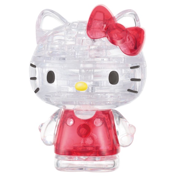 Hanayama  Hello Kitty  36片  拼圖總動員  立體拼圖  水晶  日本進口拼圖
