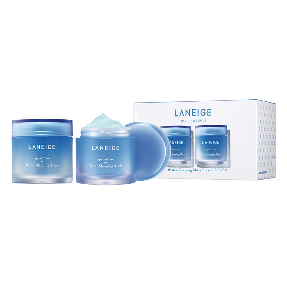 《免稅代購》Laneige 蘭芝睡美人香氛水凝膜二入組(100ml*2) 超能亮睡美人晚安面膜