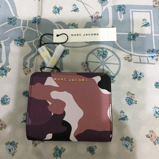 MJ皮夾短中夾marc jacobs 零錢 錢包 正品 皮夾短中夾