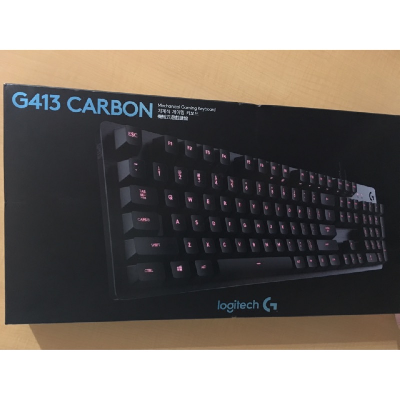 《全新未拆》羅技 G413 機械式 中文 ㄅㄆㄇ 背光 電競 遊戲 鍵盤 g413 機械