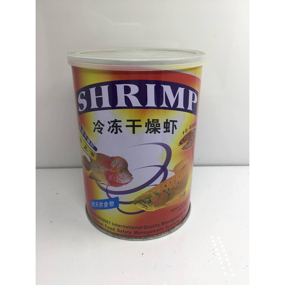 乾燥小蝦(85g) 乾蝦 烏龜 龍魚 血鸚鵡飼料 黑殼蝦 新包裝 鈣質添加