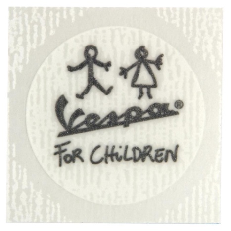 VESPA "For Children" 字樣貼紙 小朋友 手套箱貼紙 偉士牌