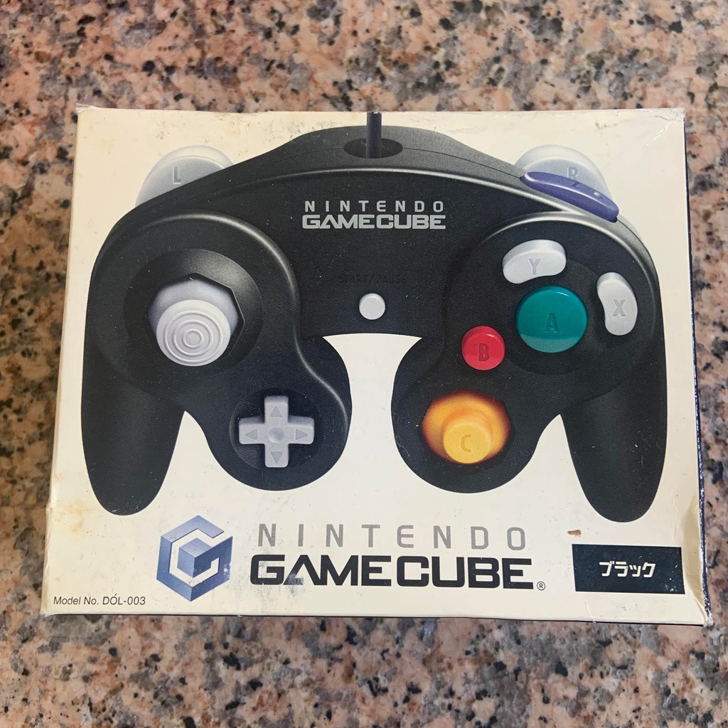 &lt;二手良品&gt;任天堂原廠GameCube/GC有線手柄/手把(支援wii玩GC遊戲)wii U+switch可/需轉接器