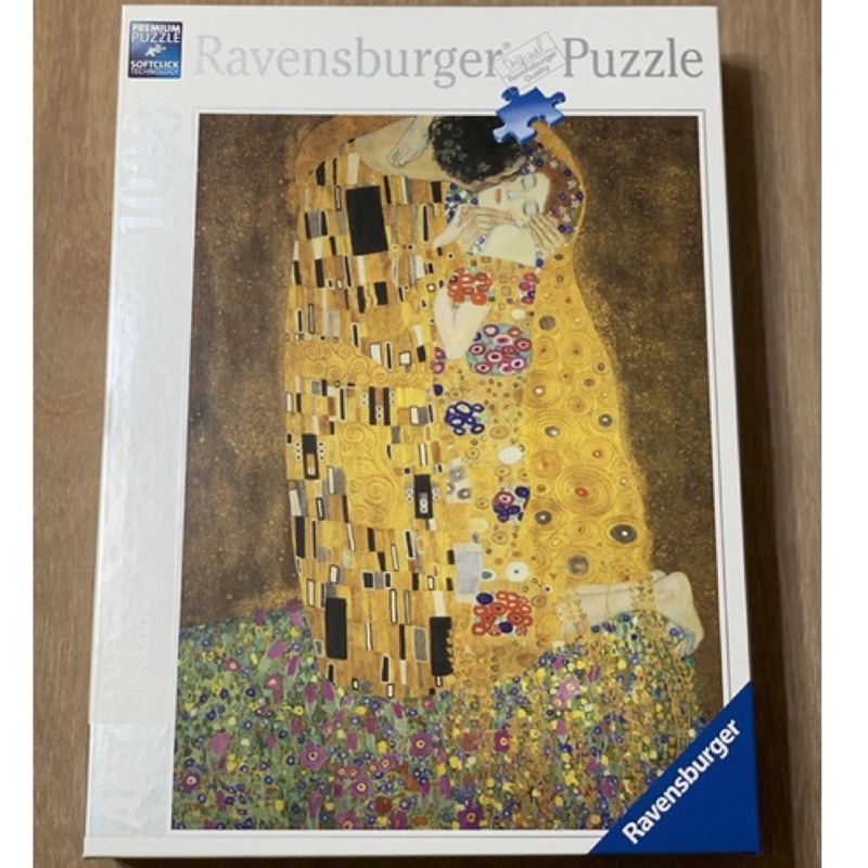 正版德國維寶Ravensburger ART collection 克林姆 吻The Kiss1000片拼圖#15743