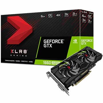 [龍龍3C] 必恩威 PNY GTX 1660 SUPER 6G XLR8 Gaming 顯示卡 DDR6 電競