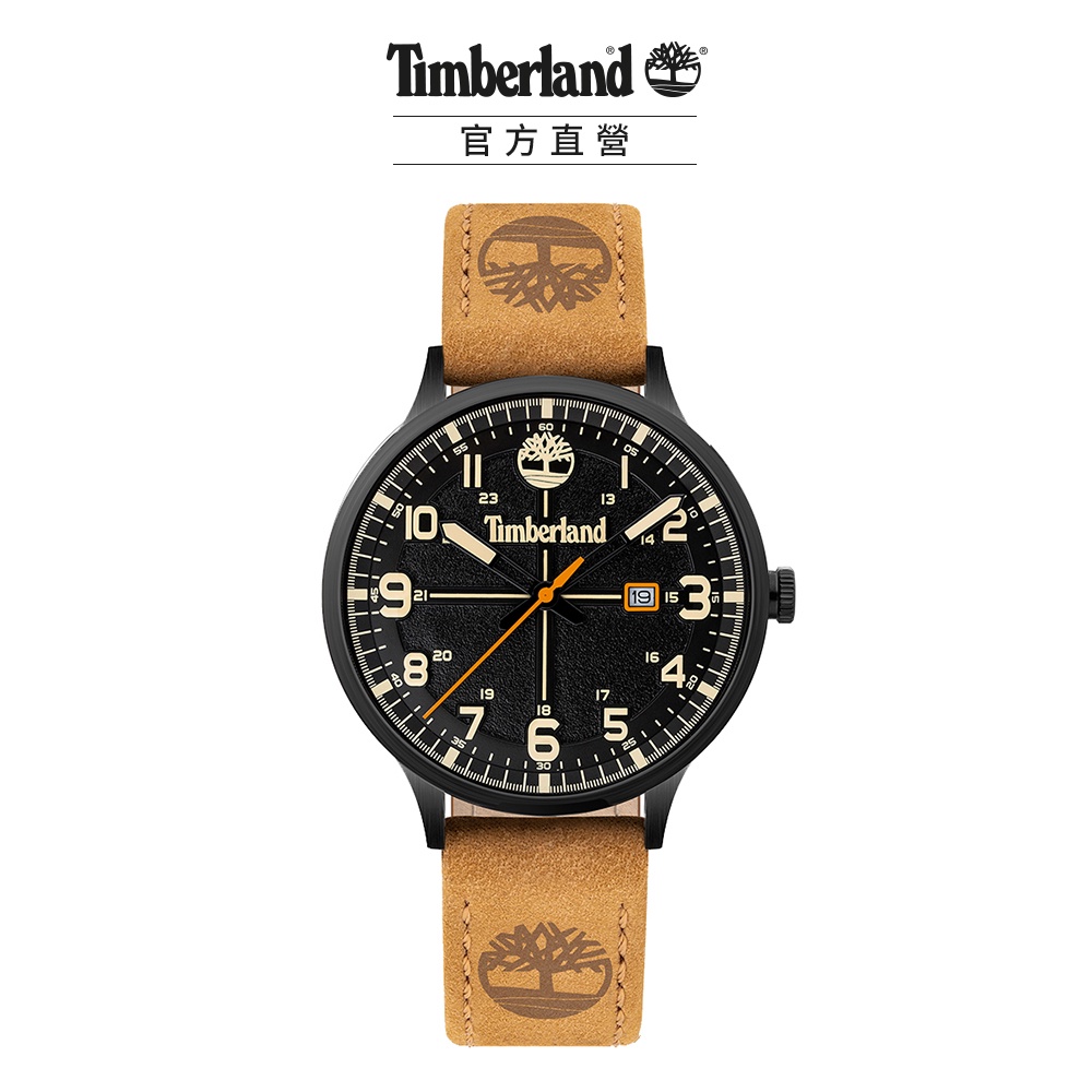 【Timberland】手錶 女錶 男錶 CRESTRIDGE系列 43mm秒針日期 皮革錶(TDWGB2103102)