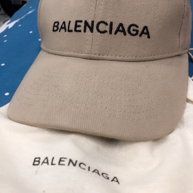 巴黎世家 balenciaga 卡其色 帽 18SS