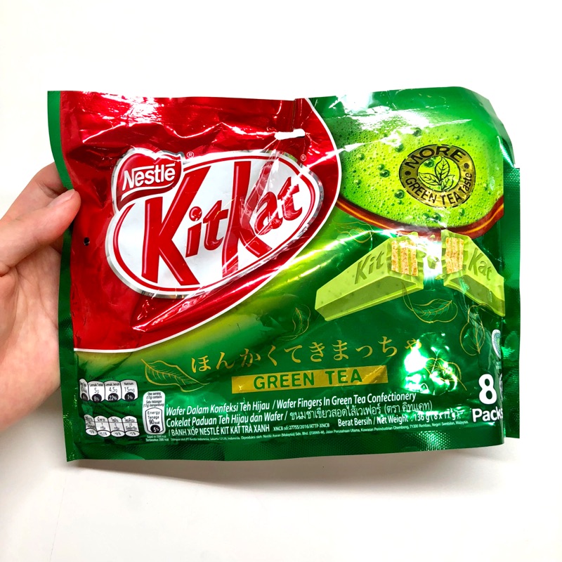 kitkat抹茶巧克力 日本限定口味