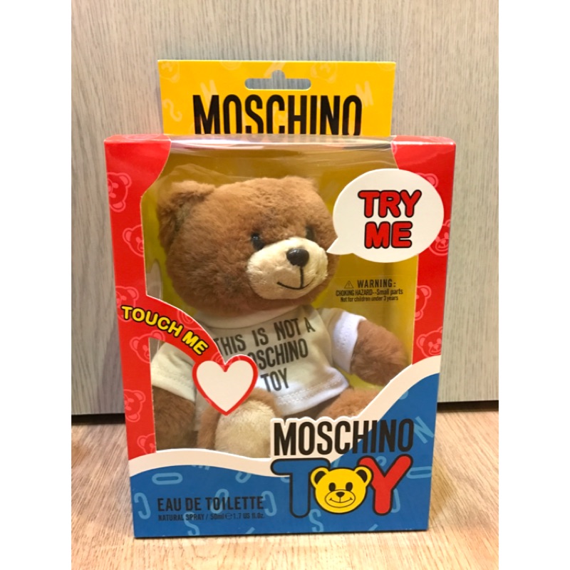 （完售）正品 Moschino 熊芯未泯淡香水 香水熊 玩具熊