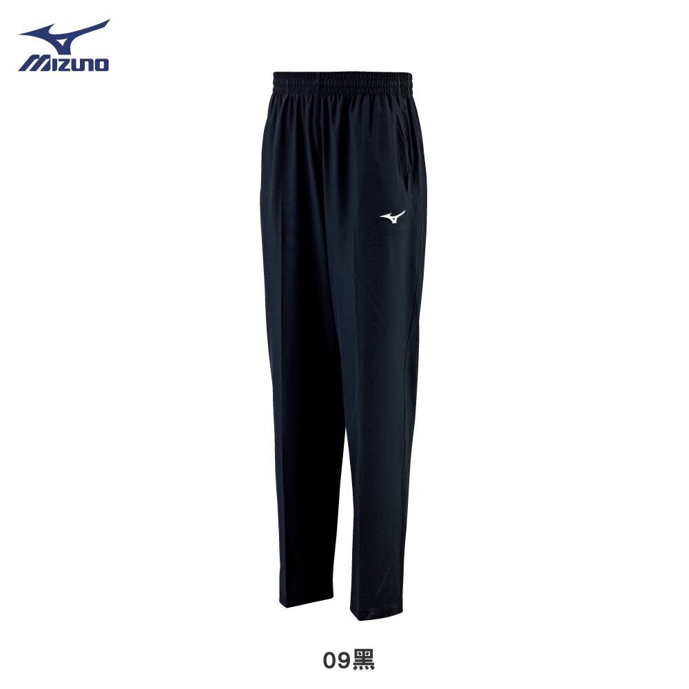 【美津濃 MIZUNO】男針織休閒長褲 (黑) 吸汗快乾、抗紫外線 32TD8A3809