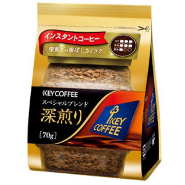 [日本帶回] Key Coffee 木村特選深煎咖啡(70g補充包)