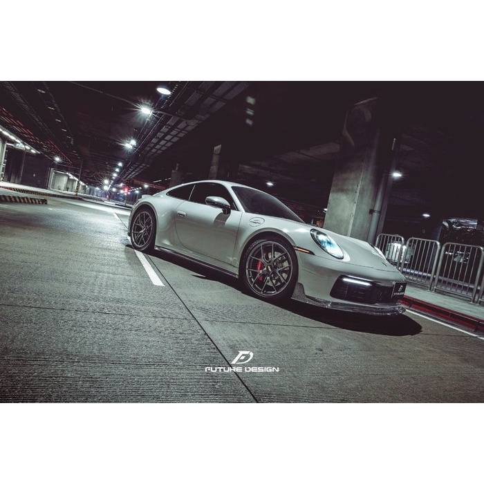 【Future_Design】 Porsche 992 FD 品牌 高品質 碳纖維 卡夢 前下巴 現貨供應
