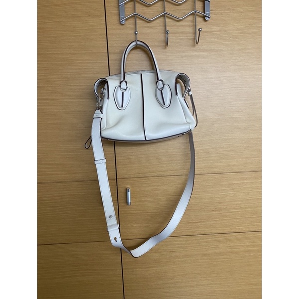 正品 Tod’s D bag (mini款）黛安娜王妃愛用包 米白色