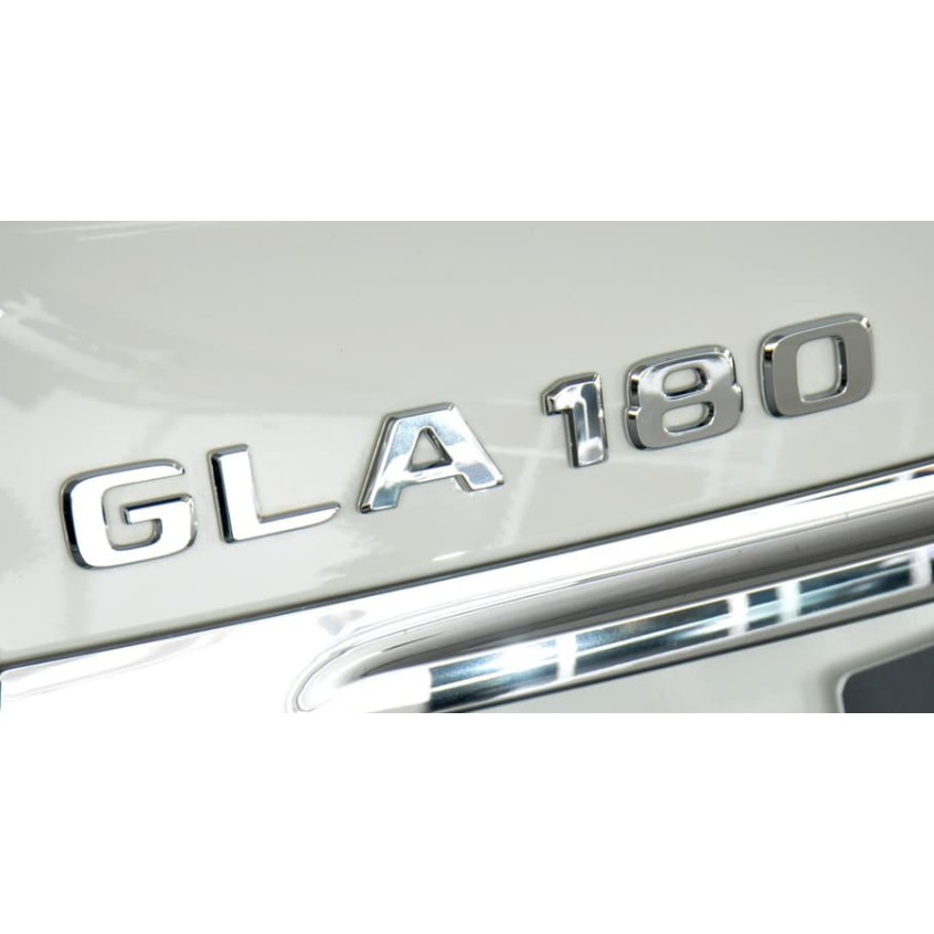 圓夢工廠 賓士 Benz X156 2017 18 19 GLA180 後車箱板金鍍鉻字貼 改裝字標 同原廠款式