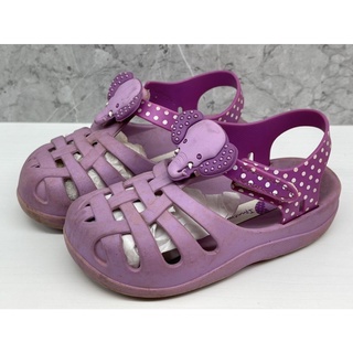 Grendene kids 紫色大象 嬰兒涼鞋 8號