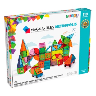 Magna-Tiles 都市磁力積木110片|磁性積木|磁力片【麗兒采家】