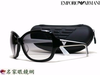 【名家眼鏡】EMPORIO ARMANI 高貴時尚黑白雙色太陽眼鏡EA 9553/F/S【台南成大店】