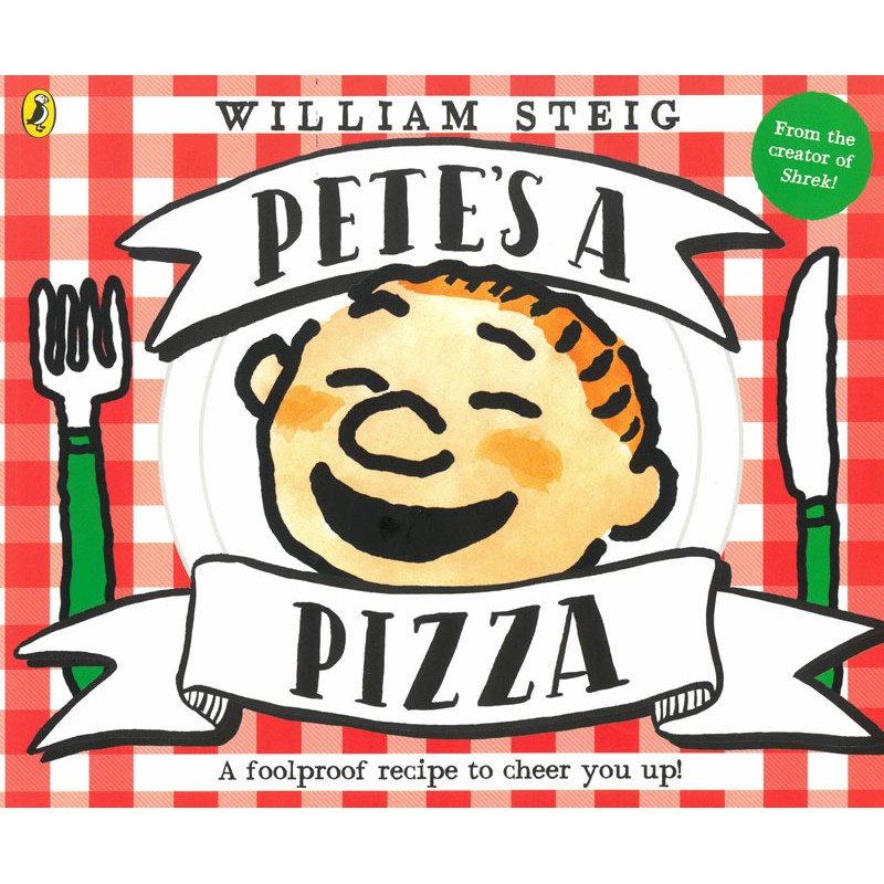 PETE'S PIZZA ｜英文故事繪本童書外文書英文書故事書派弟是個大披薩【麥克兒童外文書店】